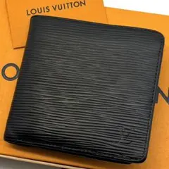 LOUIS VUITTON エピ 二つ折り財布 札入れ カードケース 黒 - メルカリ