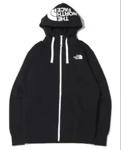 THE NORTH FACE ブラックパーカー フルジッパー