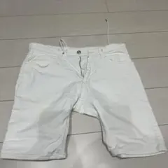 A DAY IN THE LIFE ホワイトショートパンツLサイズ