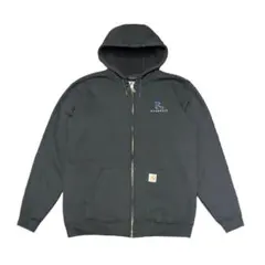 【M】Carhartt ジップアップ パーカー スウェット 黒 カーハート