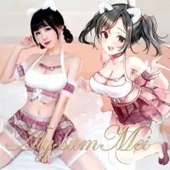 セクシー猫耳アイドルJK制服コスプレ衣装チェック柄ミニスカハロウィンキャンギャルのサムネイル