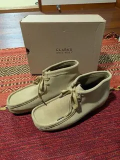 K*T様 Clarks　wallabee boots　ベージュ　25.5cm　箱