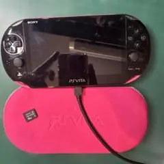 SONY PS Vita 16GB メモリーカード、充電ケーブル、ケース付き