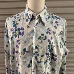 POLO JEANS CO. ラルフローレン 花柄シャツ L コットン 総柄