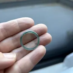 本翡翠　氷種飄花藍水リングのサムネイル