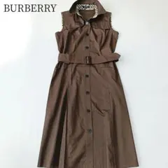 バーバリーロンドン BURBERRY　ノバチェック　ワンピース　ノースリーブ　Lのサムネイル