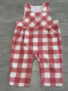 【美品】BeBe チェック柄ロンパース