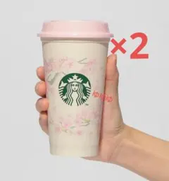 スタバ 2個 リユーザブルカップ さくら 桜 sakura2025 サクラ