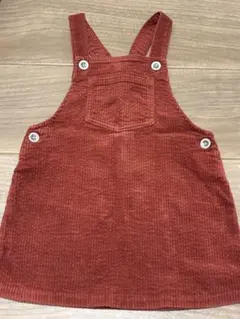 【値下げ】next コーデュロイジャンバースカート 2-3歳用