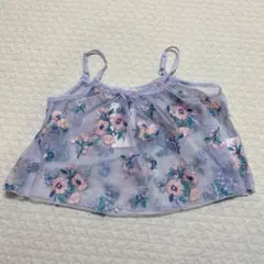 刺繍　花柄　レース　キャミ　100 ブランシェス