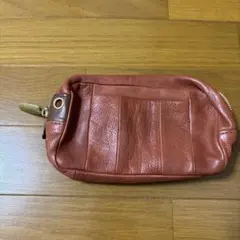 genten 本革　ポーチ ポシェットにもなるデザイン