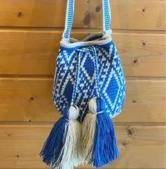 ワユーバッグ wayuubag 1点もの ハンドメイドバッグ 手編み Sサイズ