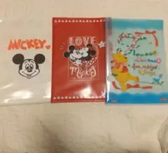 ディズニー ミッキー ミニー プーさん クリアファイル 3枚 セット