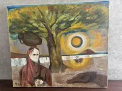 F8号油彩画 西山猛 作 砂漠の旅人 キャンバス本体 F8号油彩画 西山猛 作 砂漠の旅人 キャンバス本体 - メルカリ