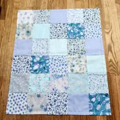 パッチワークキルト マルチカバー ハンドメイド - メルカリ