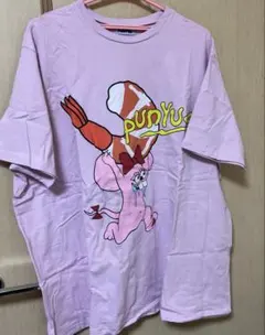 PUNYUS ピンク　Tシャツ キャラクター 美品 サイズ4のサムネイル