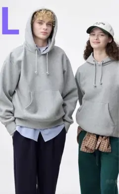 GU ヘビーウェイトスウェットパーカー L