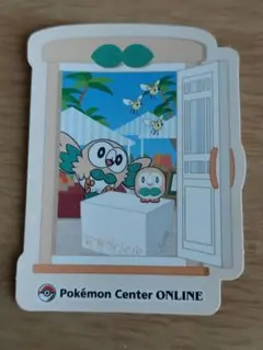 ポケモンセンター ワクワクミニゲーム景品 ステッカー モクロー アブリーのサムネイル