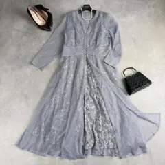 kana カナ 総レースコンビドレス ワンピース LL 大きいサイズ 結婚式