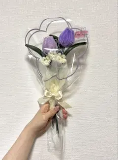 モールフラワー　チューリップ　花束