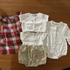 まとめ売り 女の子80−90 ファミリア ミキハウス ポンポワン