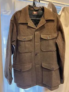 Woolrich ウールジャケット カバーオール ブラウンのサムネイル