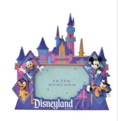 カリフォルニアディズニー　70周年　フォトフレーム