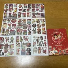 コラージュ素材 ステッカー シール 洋風