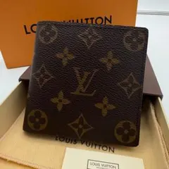 ルイヴィトン モノグラム ポルトビエ カルトクレディモネ 二つ折財布