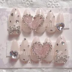 ネイルチップ オーダー 韓国 ワンホン バレエコア フレンチガーリー 量産型 白