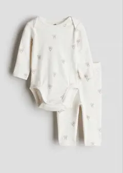 H&Mベビー　コットンジャージ2アイテムセット　コアラ柄