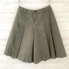 ヴェールダンス Vert Dense キュロット プリーツ パンツ 【M】日本製のサムネイル