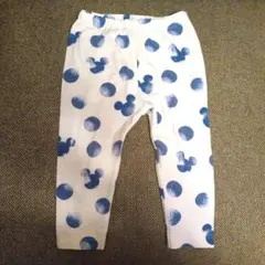 ユニクロ　ディズニー ミッキーマウス ドット柄 パンツ 80サイズ