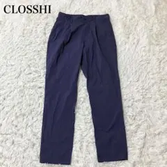 CLOSSH カジュアルパンツ ウォッシャブル　着回し　無地　シンプル　洗える