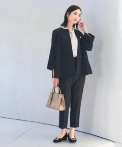 studio clip スタジオクリップ ジャケット パンツセット ブローチ付き