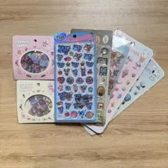 立体シールまとめ売り　エスターバニー エンジェルブルー　トムとジェリー　喫茶