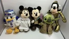 東京ディズニーランド限定　スターウォーズぬいバッチ　ドナルド&ミニー訳あり