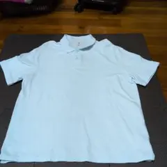 H&M ライトブルーポロシャツ