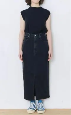 The Shinzone デニムタイトロングスカート 32