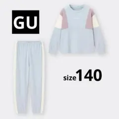 GU コットンスウェットラウンジセット140 パジャマ