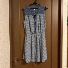 GAP ノースリーブ ワンピース 幾何学模様のサムネイル