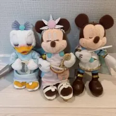 ディズニーシー　24周年　ぬいぐるみバッジ　デイジー　ミニー　ミッキー