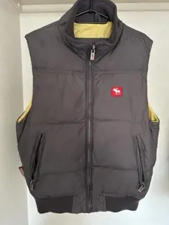 Abercrombie and Fitch グレー ダウンベスト M