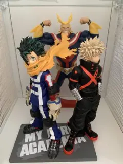 僕のヒーローアカデミア　フィギュア（デク、爆豪、オールマイト）