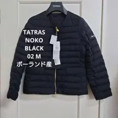 とまと様 購入分】タトラス ノコ ノーカラー ライトダウン 黒 03 L 金