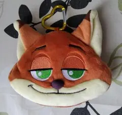 DISNEY ズートピア ニック フェイスポーチ カラビナ付き