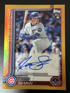 topps update matt shaw auto 直書き 50シリ RC