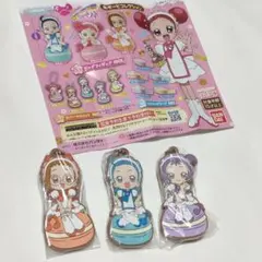 おじゃ魔女どれみ《ラバーマスコット3個セット》ガチャポンくじ