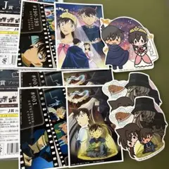 名探偵コナン くじ ブロマイド＆ステッカーセット　 3つ