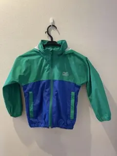BREEZE フード付きジャケット 緑/青